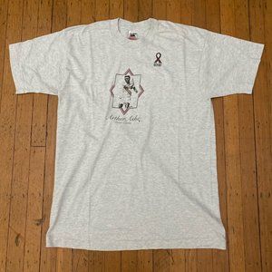 Vintage 1993 Arthur Ashe Fight AIDS T-Shirt